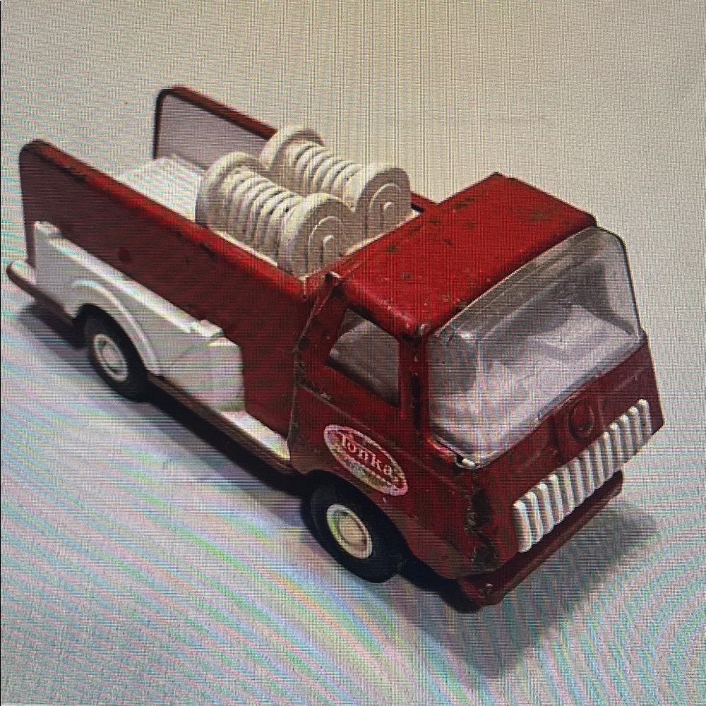 Tonka Classic Red and White Rescue Truck